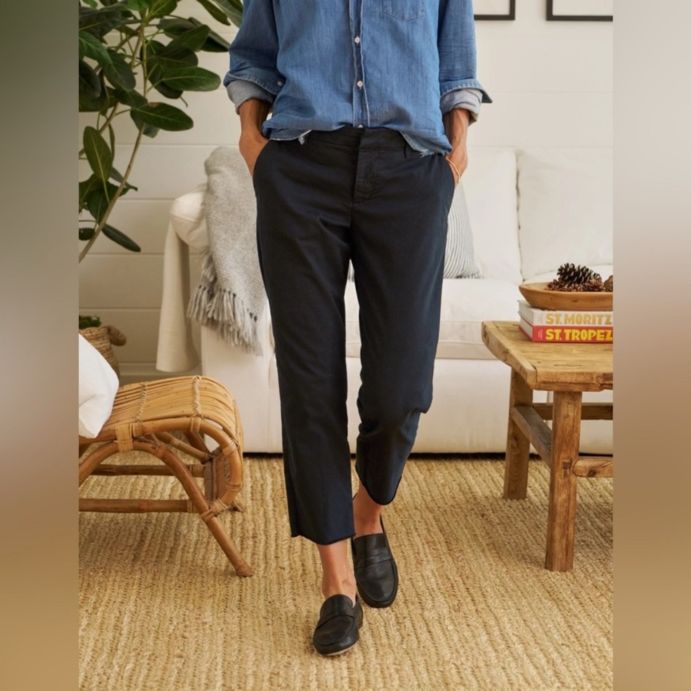 Frank & Eileen Wicklow Italian Chino‎ Pants in Washed Black